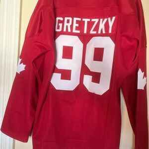 Gretzky Canada hockey embroidered jersey